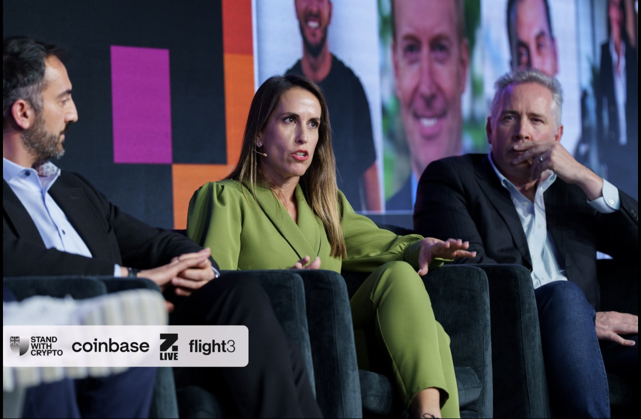 Speaking at Zebu Live London with Coinbase and Stand With Crypto